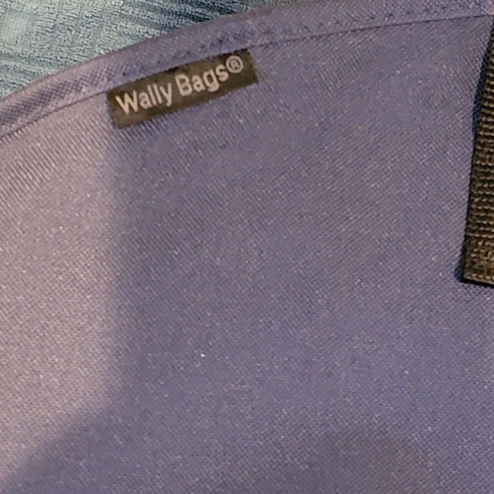 Wally Bags Blue Premium Garment Dress Bag Made In USA Lock 52